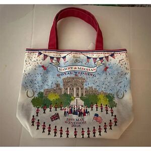 Harrods Harry & Meghan Royal Wedding Tote Bag Windsor 2018 Souvenir